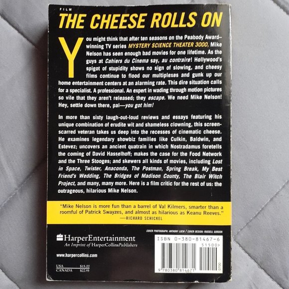 Mike Nelson's Movie Megacheese by Michael J. Nelson Paperback Book MST3K BMovies - Picture 2 of 14